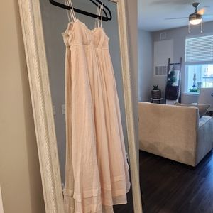 Urban Outfitters pale pink dress